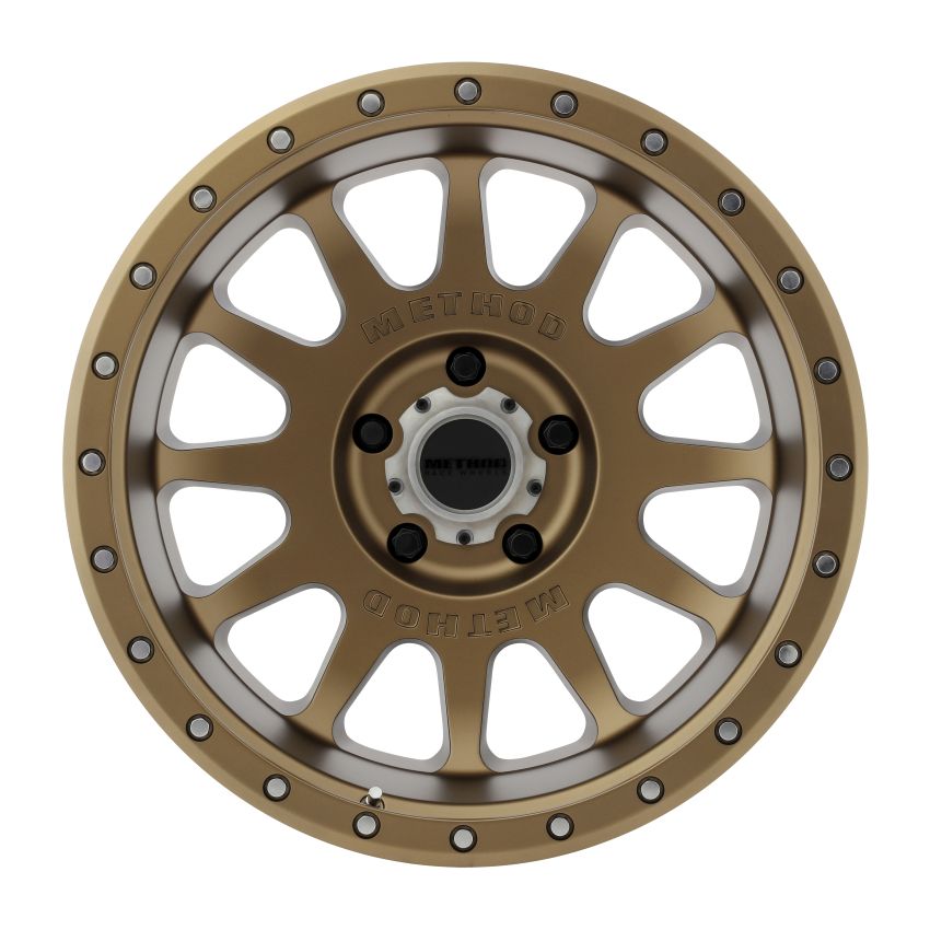 Method Wheels MR60521050924N Method MR605 NV 20x10 -24mm Offset 5x5 71.5mm CB Method Bronze Wheel