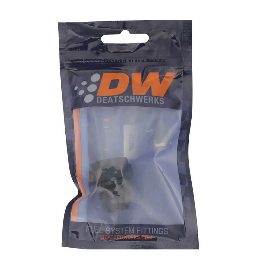 DeatschWerks 6AN Female Flare to 10AN Male Flare Expander - Anodized Matte Black