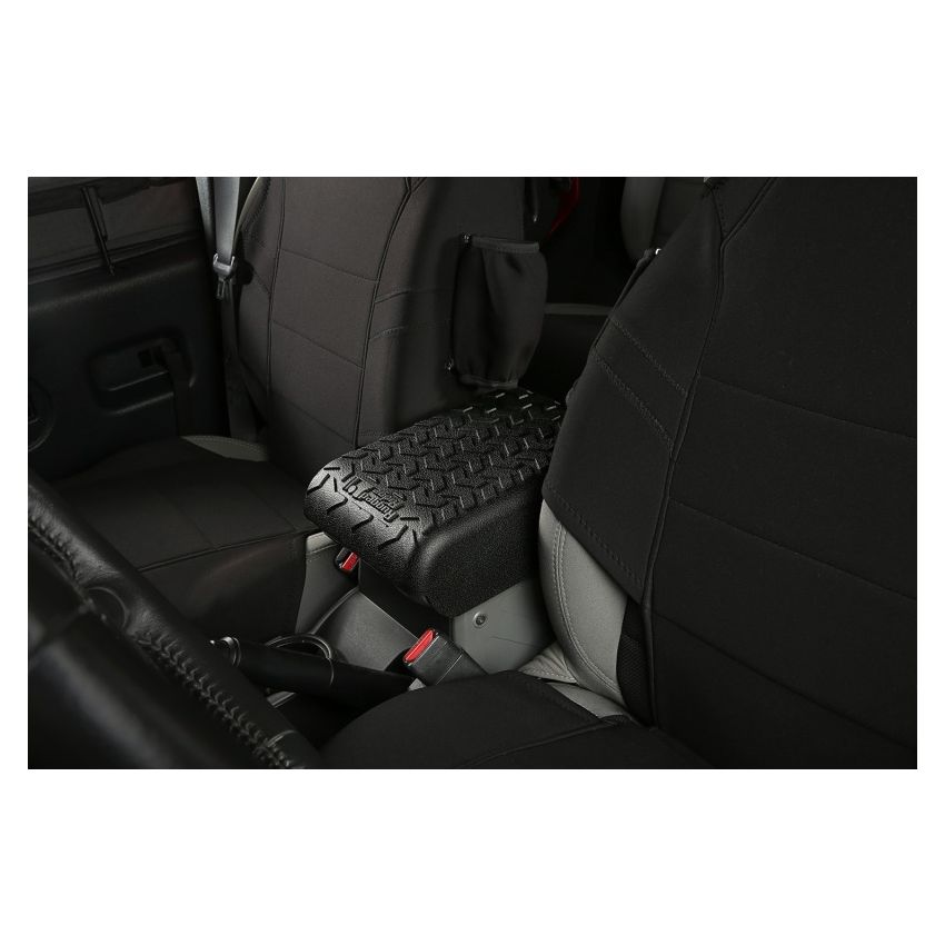 Rugged Ridge Center Console Cover Black 07-10 Jeep Wrangler