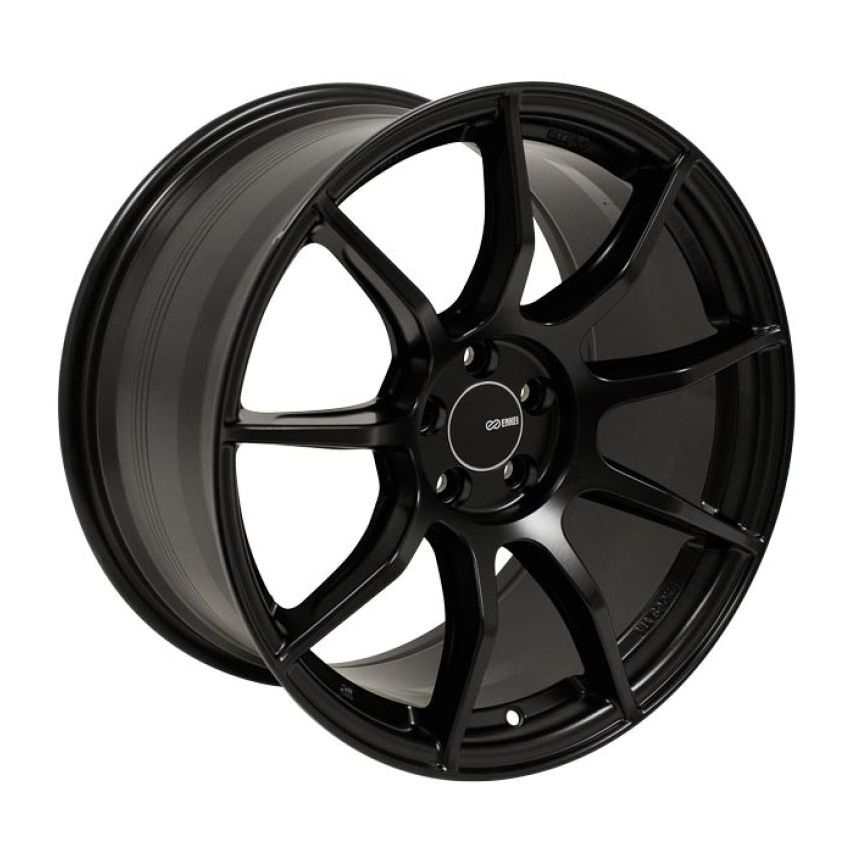 Enkei 492-780-4445BK TS9 17x8 5x112 45mm Offset 72.6mm Bore Black Wheel