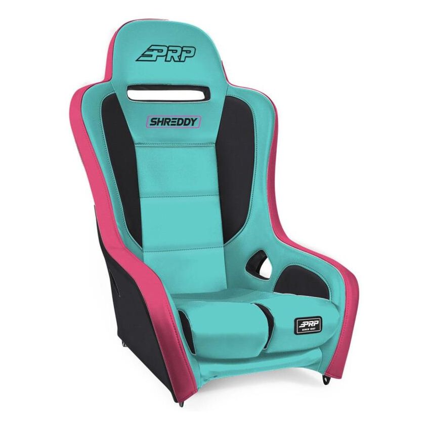 PRP Seats SHRDYA9101-03 PRP ShReddy Podium Suspension Seat - Pink/Teal / Black