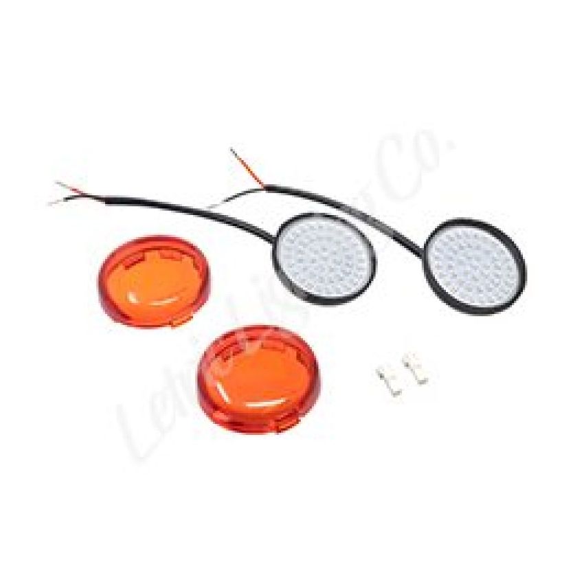 NAMZ NITS-R02 14-23 Indian (Excl Scout/Challenger) Plug-N-Play Rear LED Turn Sig/Lens Kit (Use w/ILL-IND-01)