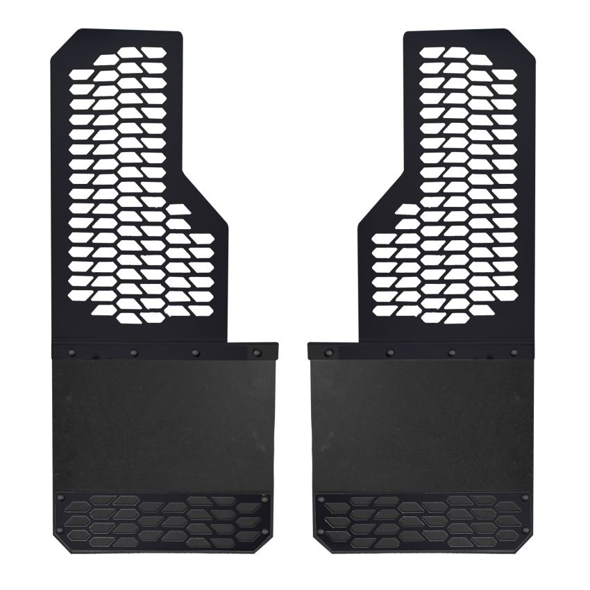 Putco 78270 15-19 Chevy Silv/Sierra HD Dually - (Fits Front) - Set of 2 Mud Skins - HDPE w/ Hex Shield