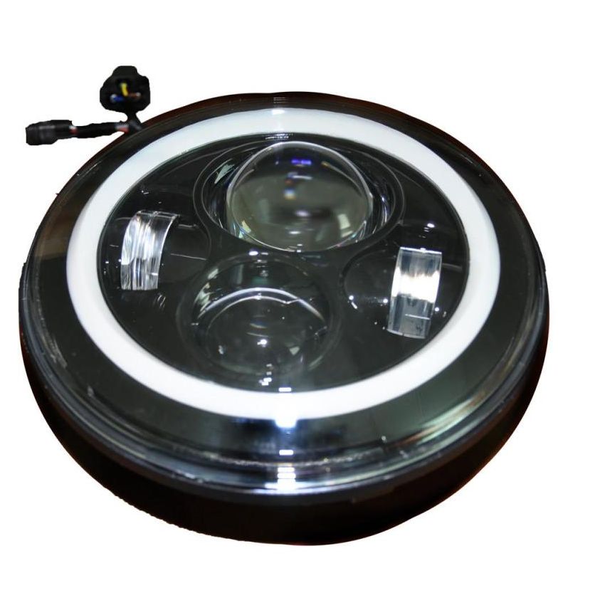 DV8 Offroad HL7JK-01 07-18 Jeep Wrangler JK LED Projector Headlights