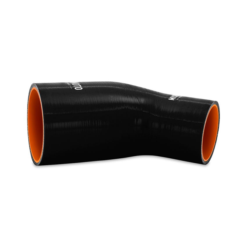 Mishimoto Silicone Reducer Coupler 45 Degree 2.5in to 3.5in - Black