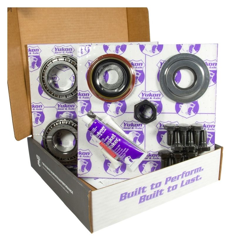 Yukon Gear & Axle YGK2166 Yukon 11.25in Dana 80 Thin 3.73 Rear Ring & Pinion Install Kit 35 Spline Positraction 4.125in