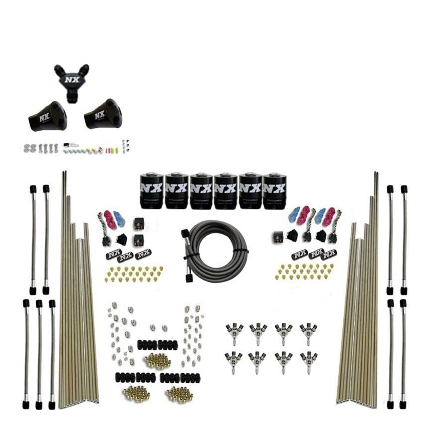 Nitrous Express 80020-00 8-CYL TRIPLE-D DRY DIRECT PORT, 3 STAGE DRY, 6 SOLENOIDS, W/ NO BOTTLE