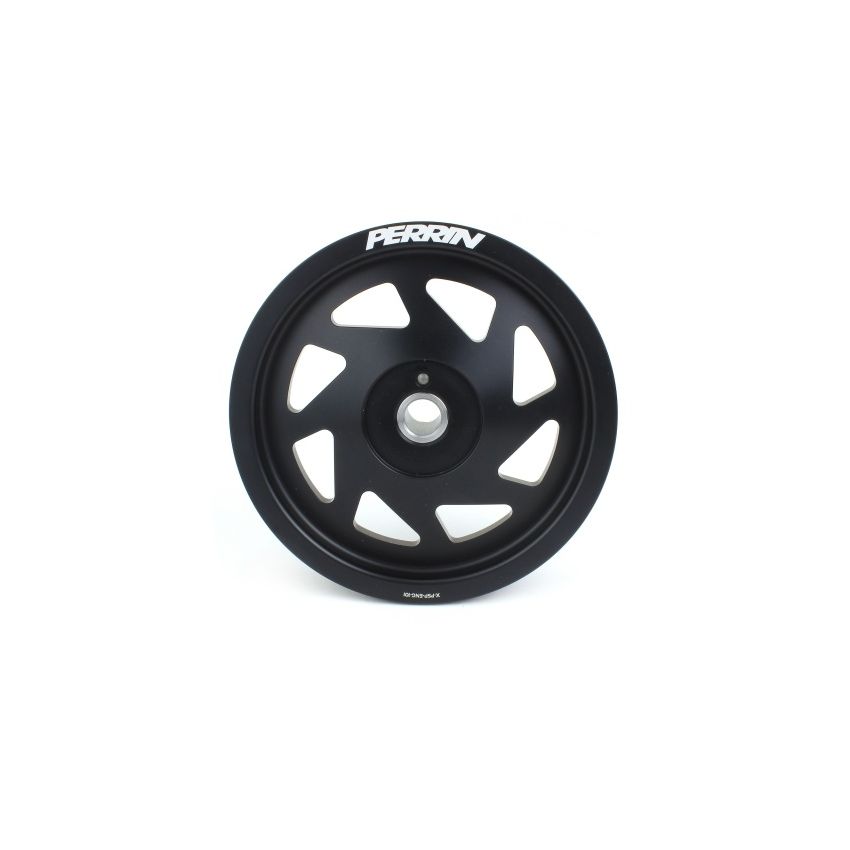 Perrin 18-22 Subaru Crosstrek / 19-22 Ascent Lightweight Crank Pulley (FA/FB Eng w/Small Hub) - Blk