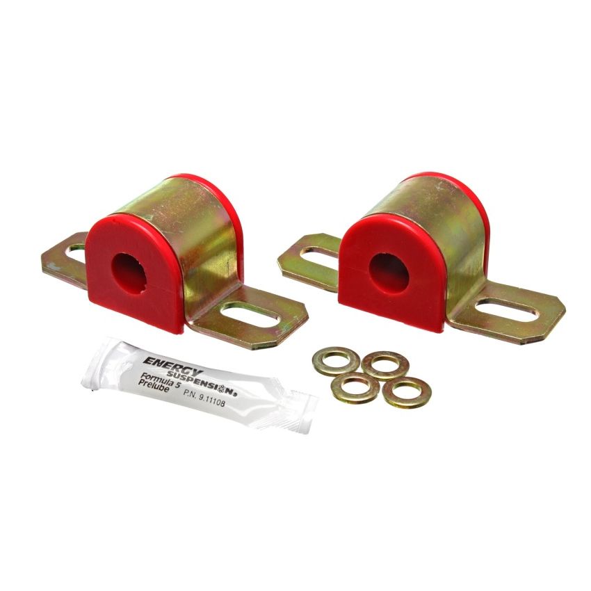 Energy Suspension Universal Red 3/4in / 19mm Non-Greaseable Sway Bar Bushings