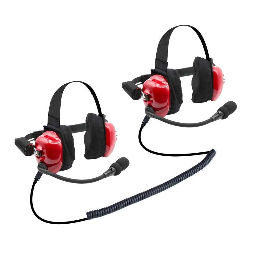 Rugged Radios H80-X2 H80 Track Talk Linkable Intercom Headsets - Bring The Conversation... NASCAR event