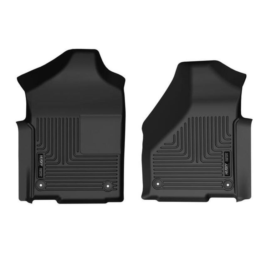 Husky Liners 13781 19-22 RAM 2500/3500 Std Cab (Vinyl Floor) WeatherBeater Front Floor Liners - Black