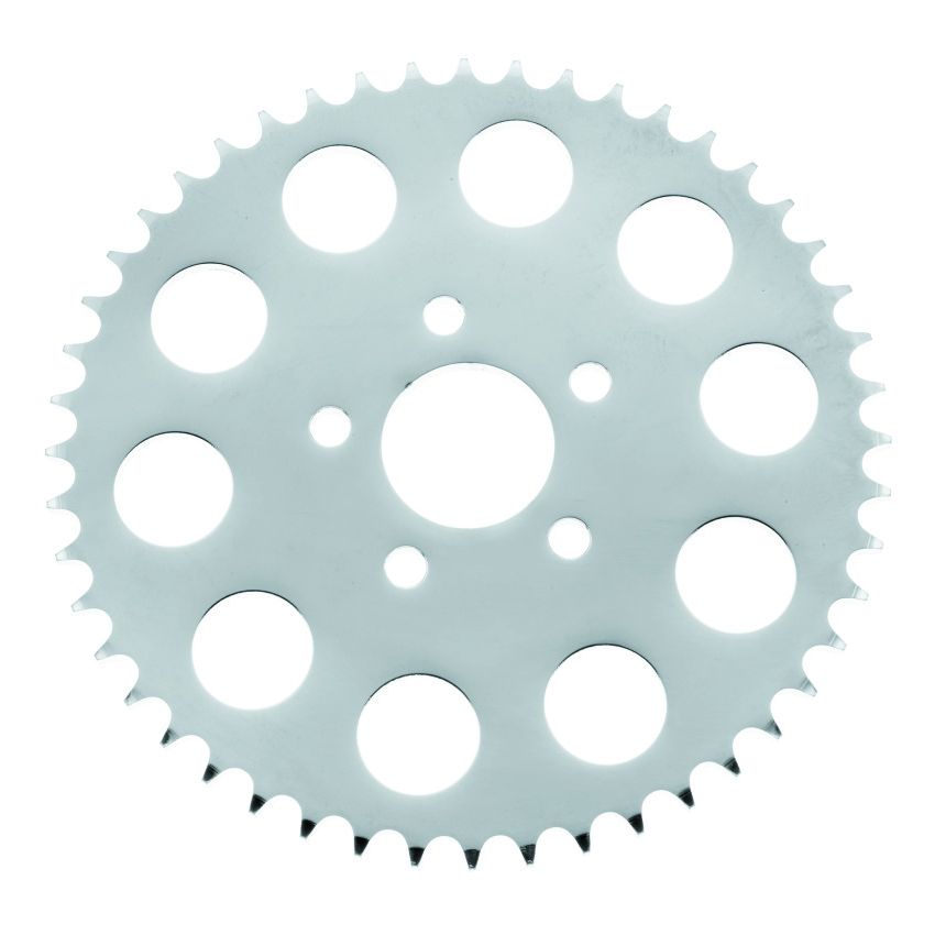 TwinPower 490970 Twin Power 86-92 XL Chrome Disc Brake Rear Sprocket Replaces H-D 41470-86 48 Tooth Flat