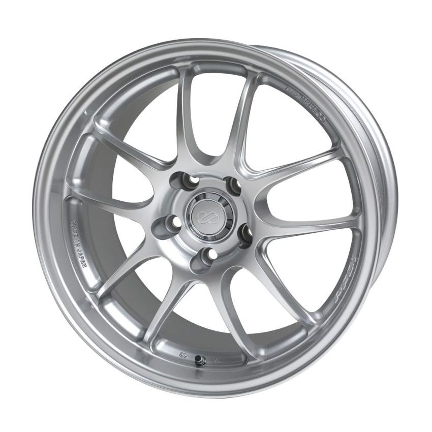 Enkei PF01 16x7 4x100 43mm Offset Silver Wheel Honda & Acura 4-Lug