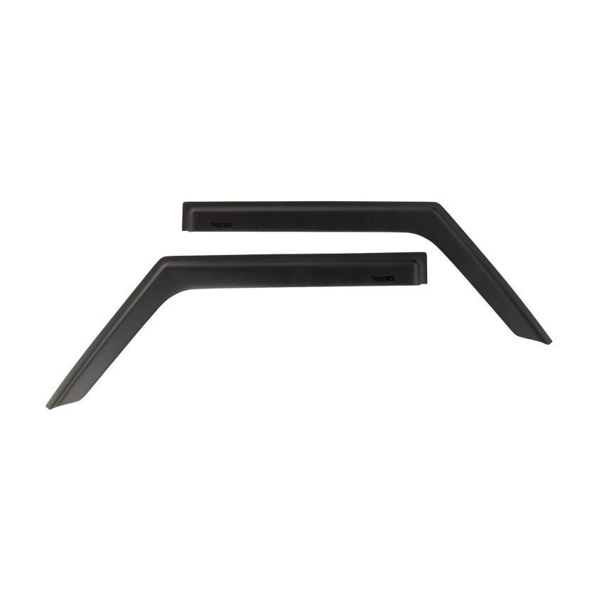 Rugged Ridge Window Visors Matte Black 18-19 2-Door Jeep Wrangler