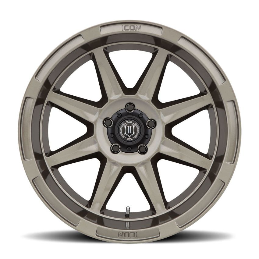 ICON Bandit 20x10 5x5 -24mm Offset 4.5in BS Gloss Bronze Wheel