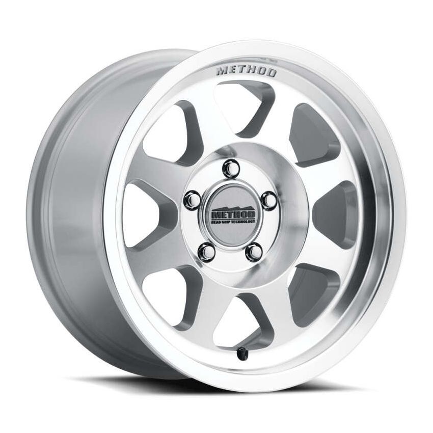 Method Wheels MR70178550300 Method MR701 Bead Grip 17x8.5 0mm Offset 5x5 71.5mm CB Machined/Clear Coat Wheel