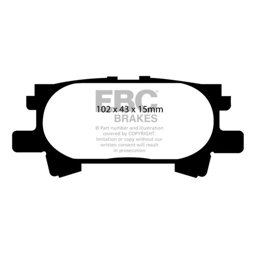 EBC 04-07 Lexus RX330 3.3 Ultimax2 Rear Brake Pads