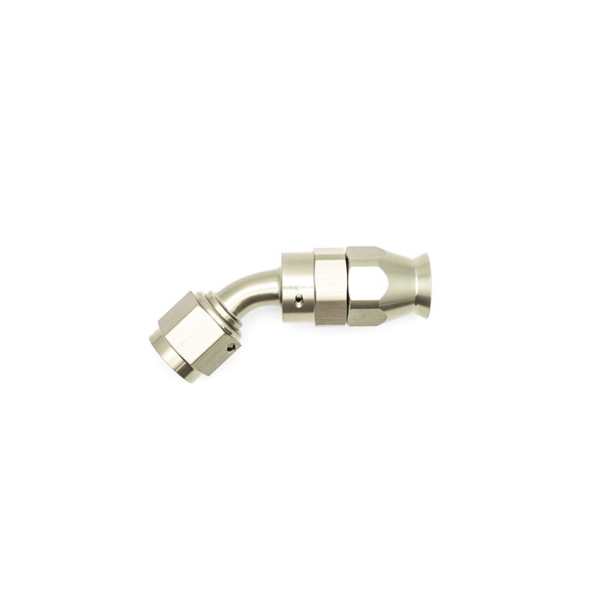 DeatschWerks 6AN Female Swivel 45-Degree Hose End PTFE (Incl. 1 Olive Insert)