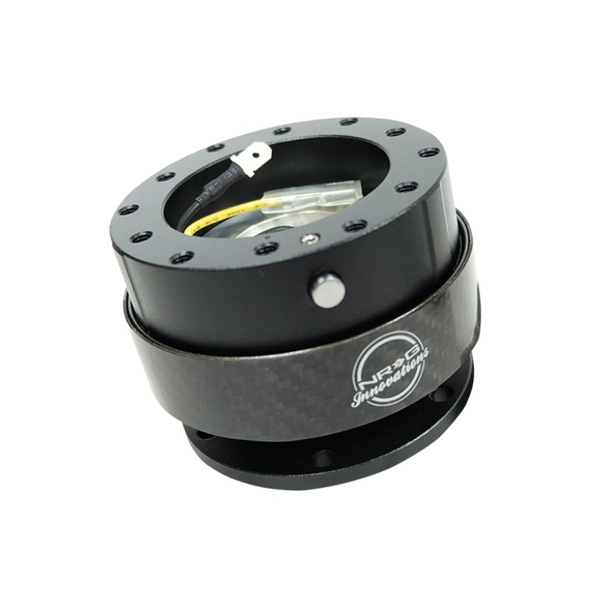 NRG Quick Release Gen 2.0 - Black Body / Black Carbon Fiber Ring