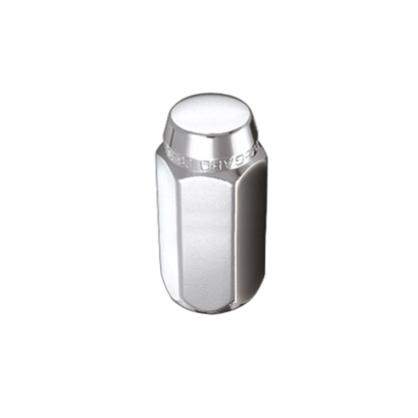 McGard 69469 Hex Lug Nut (Cone Seat) M14X1.5 / 22mm Hex / 1.635in. Length (Box of 100) - Chrome