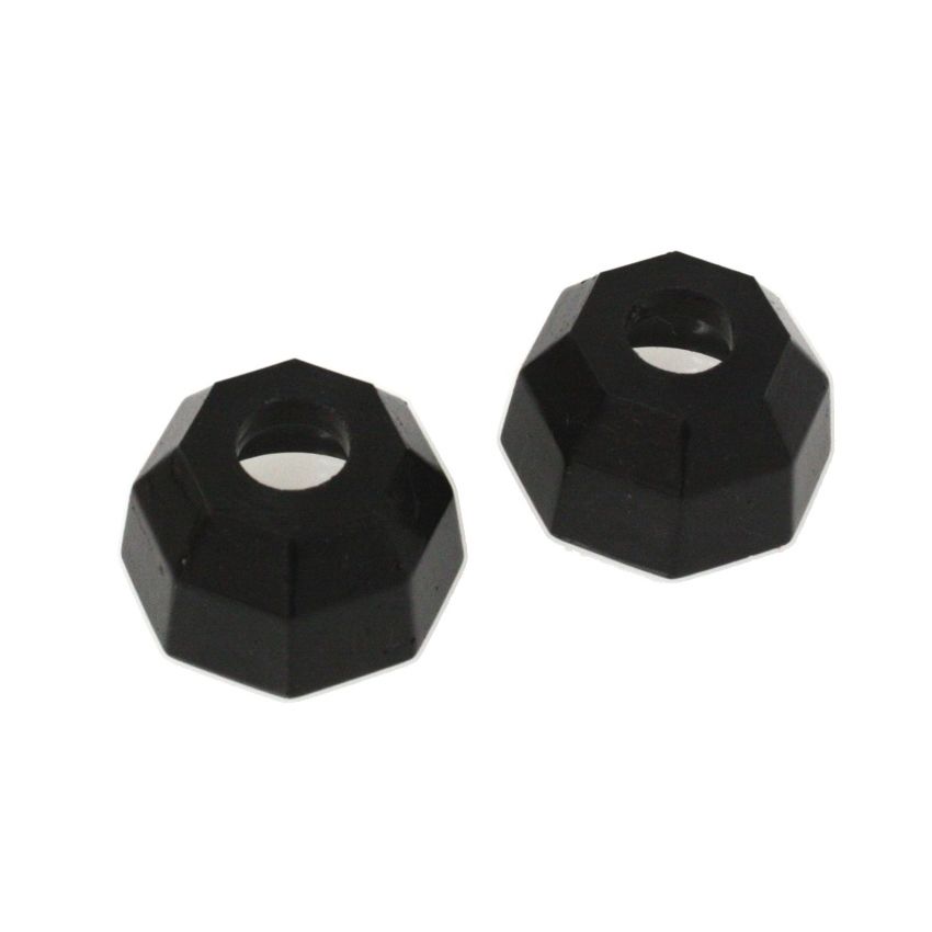 Energy Suspension Universal Black 16.6mm Taper Dia Octagon Tie Rod Dust Boots (Set of 2)