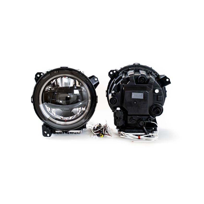 DV8 Offroad 18-22 Jeep Gladiator Wrangler LED Projector Headlights