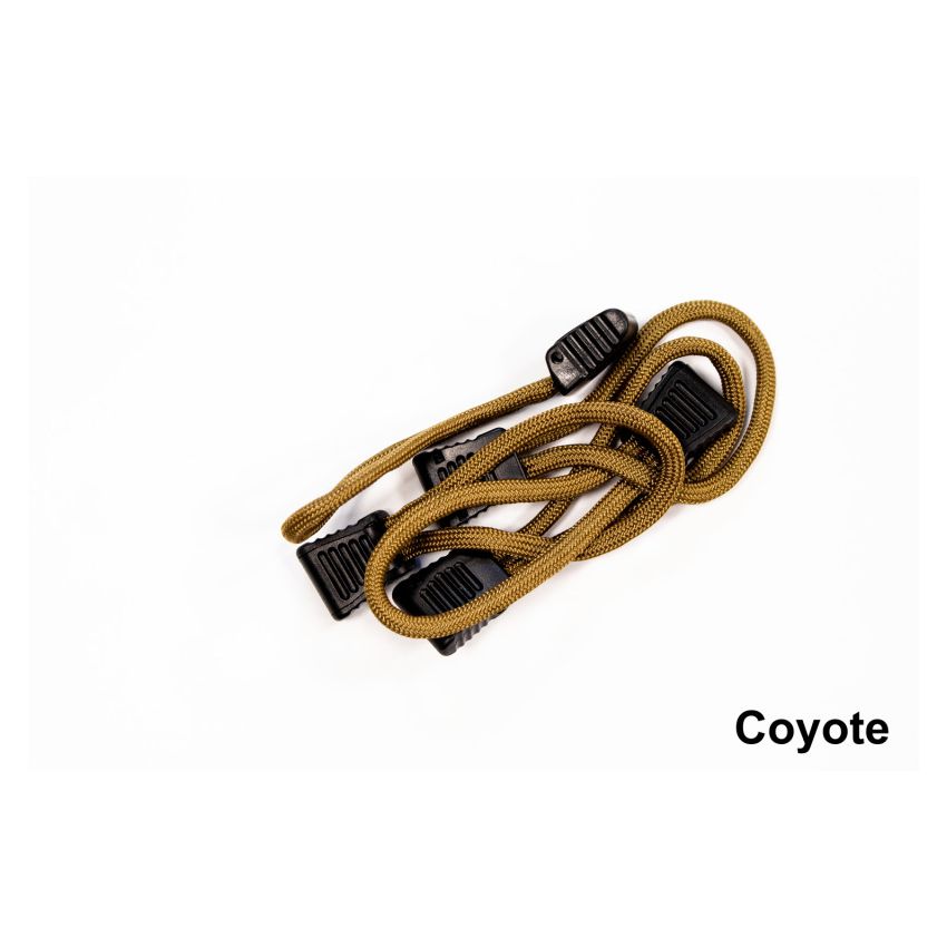 Fishbone Offroad Paracord Zipper Pulls 5 Pcs Coyote