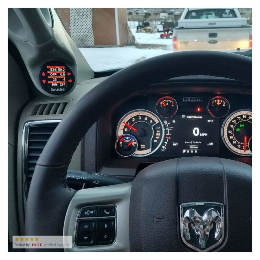 Banks Power 20-21 Ram 1500/Jeep JL 3.0L EcoDiesel Derringer Gen2 Tuner w/ iDash 1.8