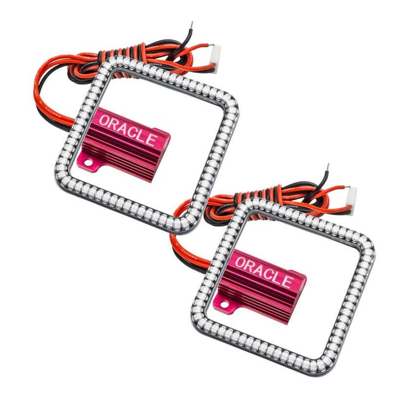 Oracle Lighting 5776-001 Off-Road 3 in. Square WP White LED Halo