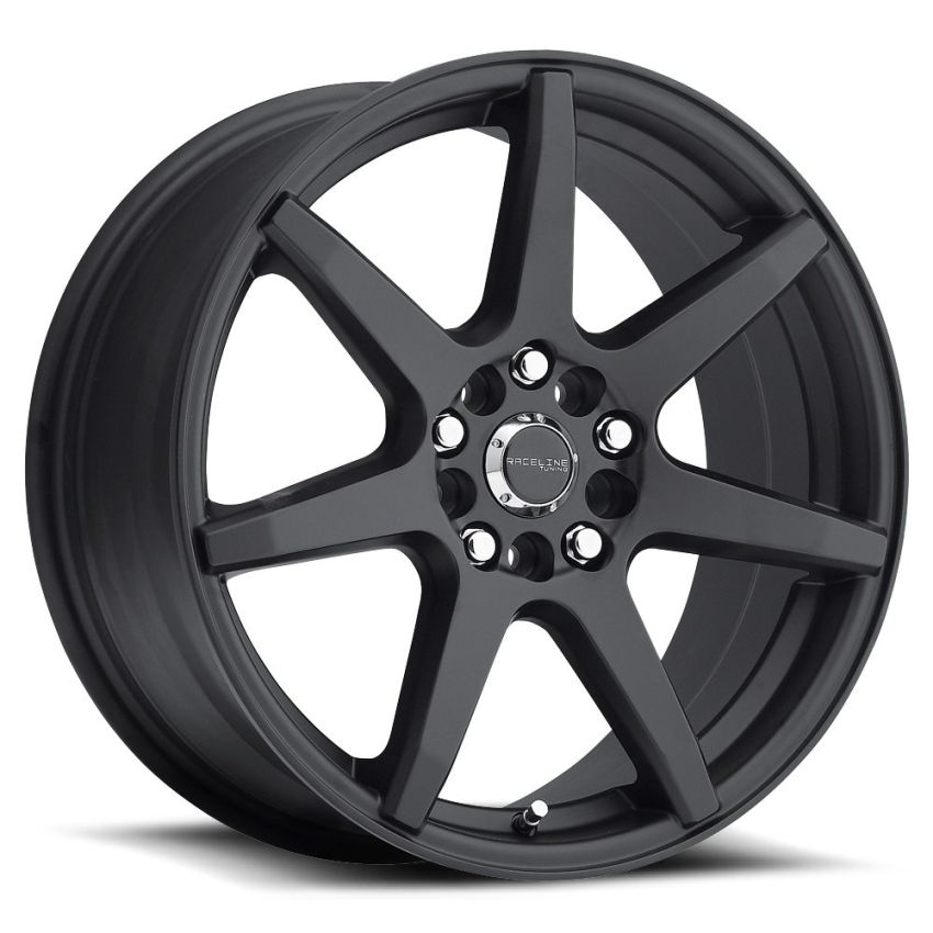 Raceline 131B Evo 15x7in / 4x100/4x108 BP / 40mm Offset / 72.62mm Bore - Satin Black Wheel