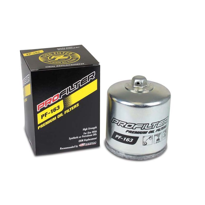 ProFilter PF-163 BMW Spin-On Silver Various Performance Oil Filter