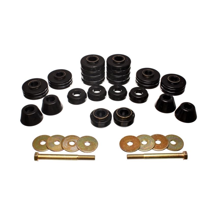 Energy Suspension Black Body Cab Mount Set for 73-80 GM C/K-10/20/30 C/K1500/2500/3500