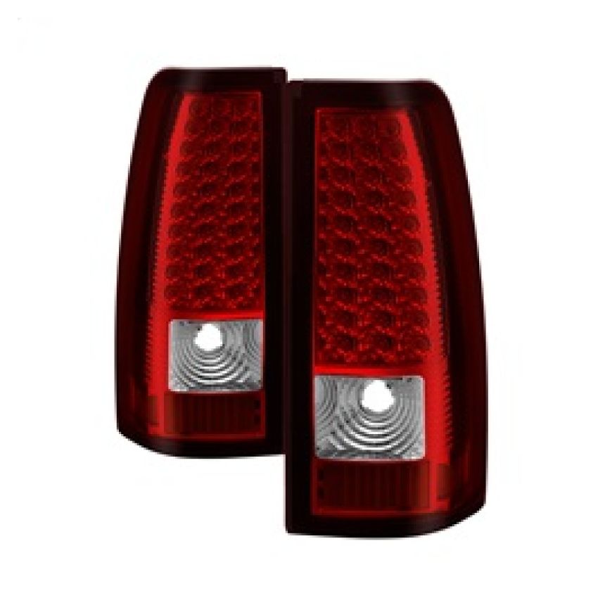 Xtune Chevy Silverado 1500/2500/3500 03-06 LED Tail Lights Red Clear ALT-ON-CS03-LED-RC