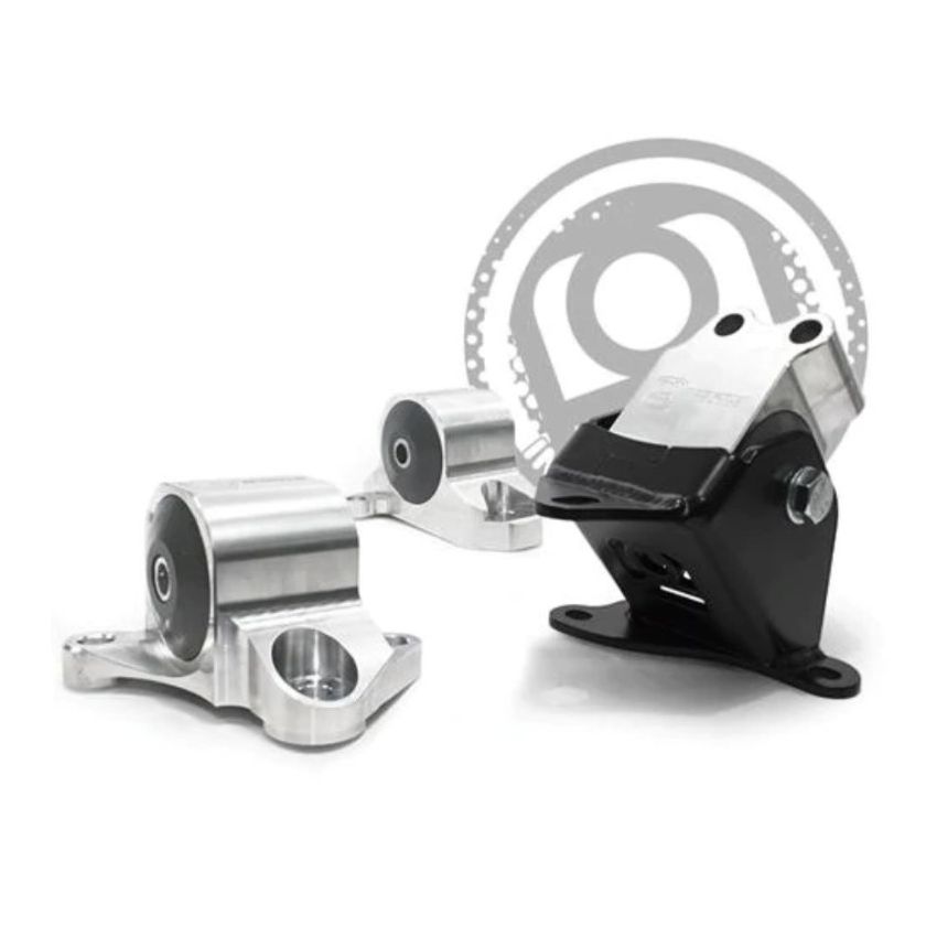 Innovative 96-00 Civic B/D Series Silver Aluminum Mounts 60A Bushings (3 Bolt)