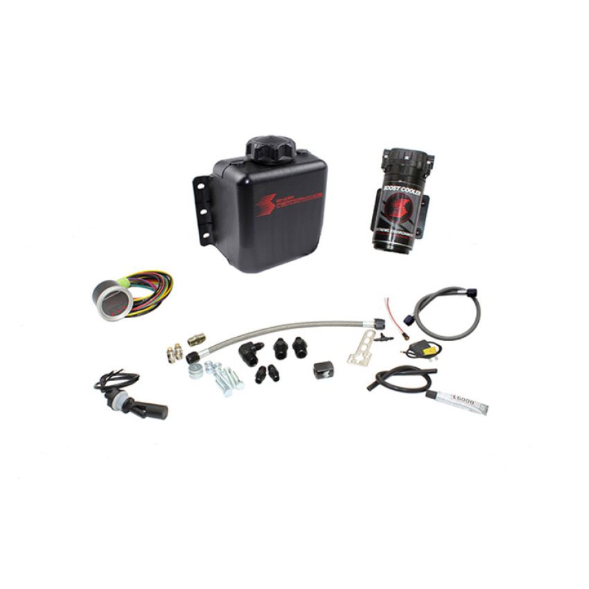 Snow Performance Stg 2 Boost Cooler F/I Prog. Water Injection Kit (SS Braided 4AN Fitting) - No Tank