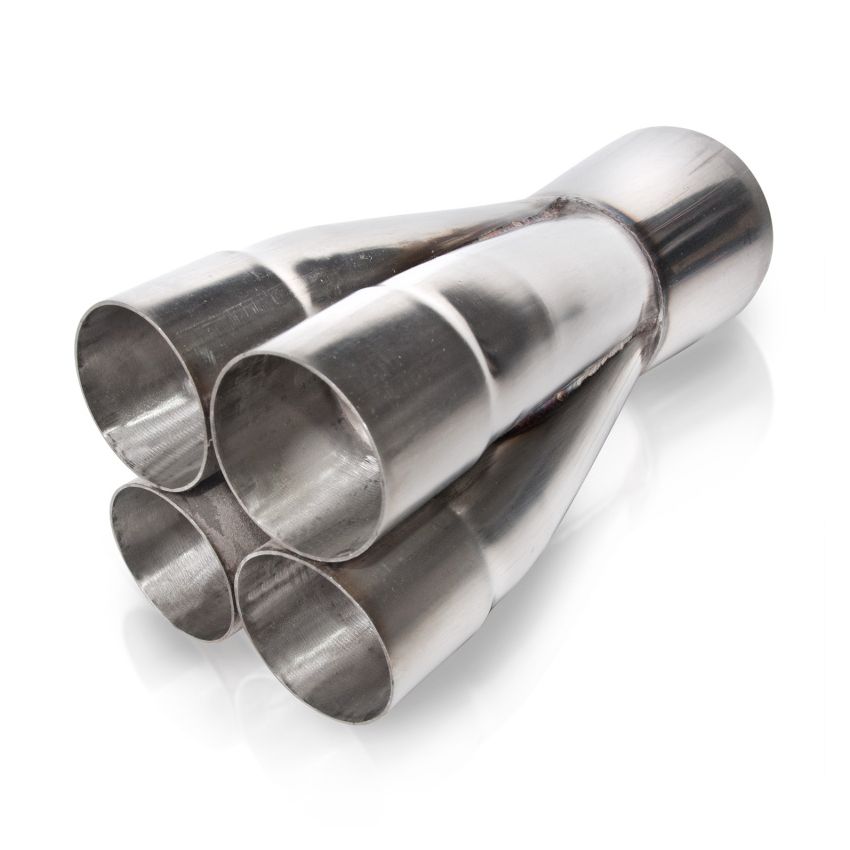 Stainless Works 1 5/8in 4 way merge collectors with 3in OD outlet
