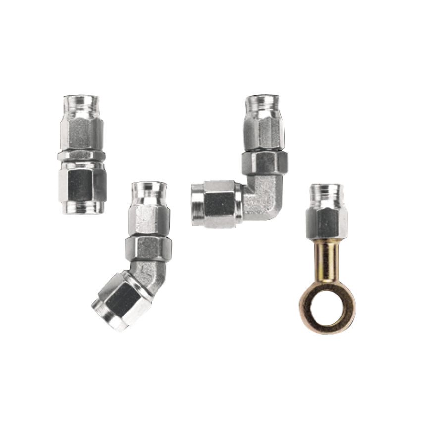 FRAGOLA FRG2600106 #6 Race-Rite Crimp-On Hose End Straight