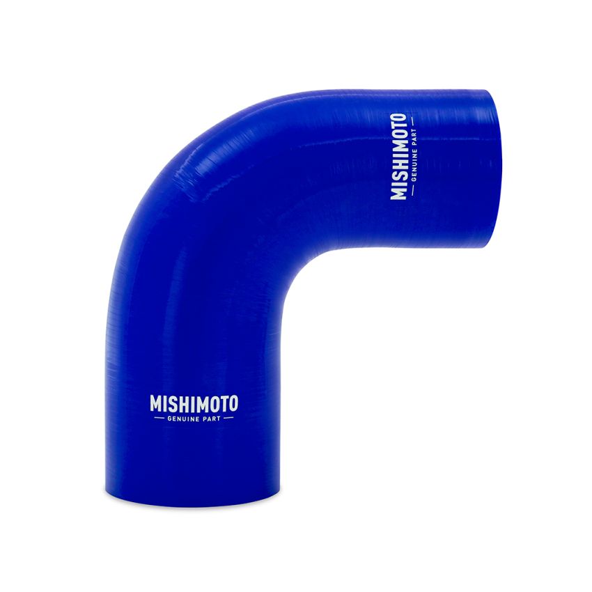 Mishimoto Silicone Reducer Coupler 90 Degree 2.75in to 3in - Blue