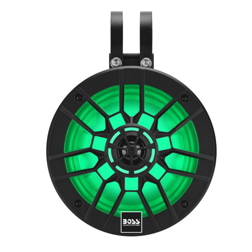 Boss Audio B6RGB Systems ATV UTV Marine Roll Cage Waketower Speaker Pods