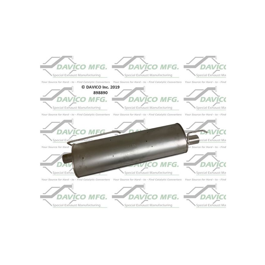 Davico Mfg 898890 Direct fit Muffler