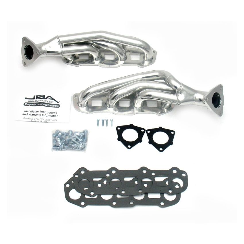 JBA 05-07 Toyota 4.7L V8 1-1/2in Primary Silver Ctd Cat4Ward Header