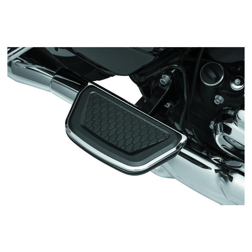 Kuryakyn 5902 Hex Passenger Board Inserts Chrome