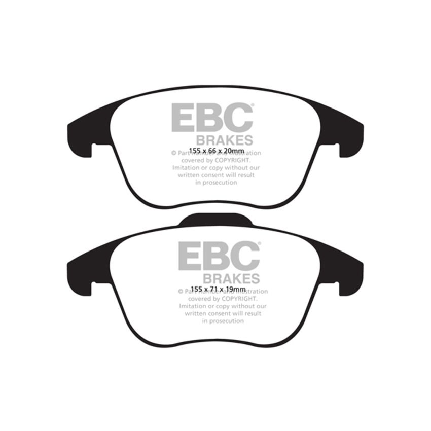 EBC UD1375 15 and up Audi Q3 2.0 Turbo Ultimax2 Front Brake Pads