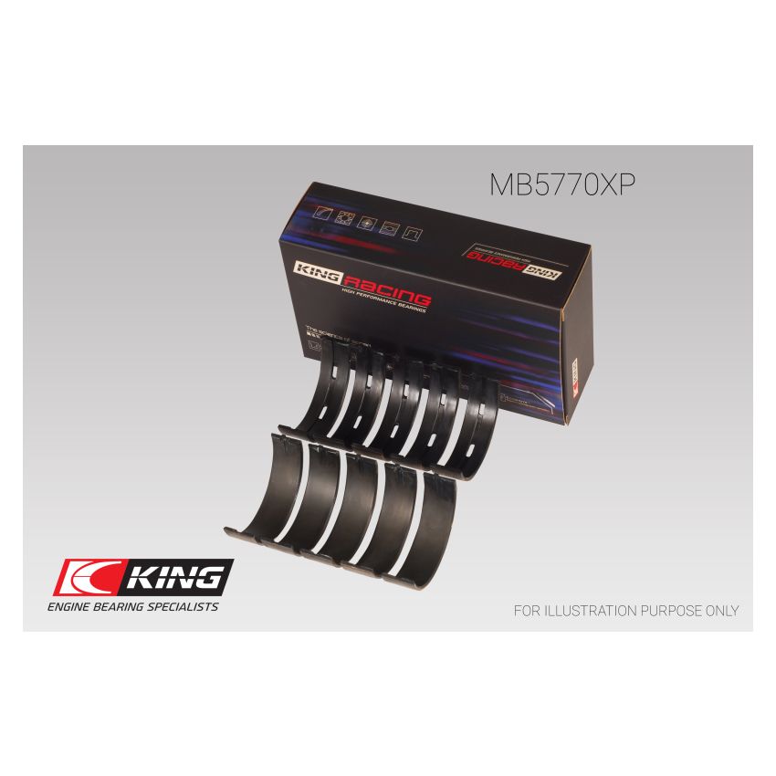 King Nissan VK45DD/E/ VK50VE/ Vk56DE/VD (Size 0.26) Main Bearing Set