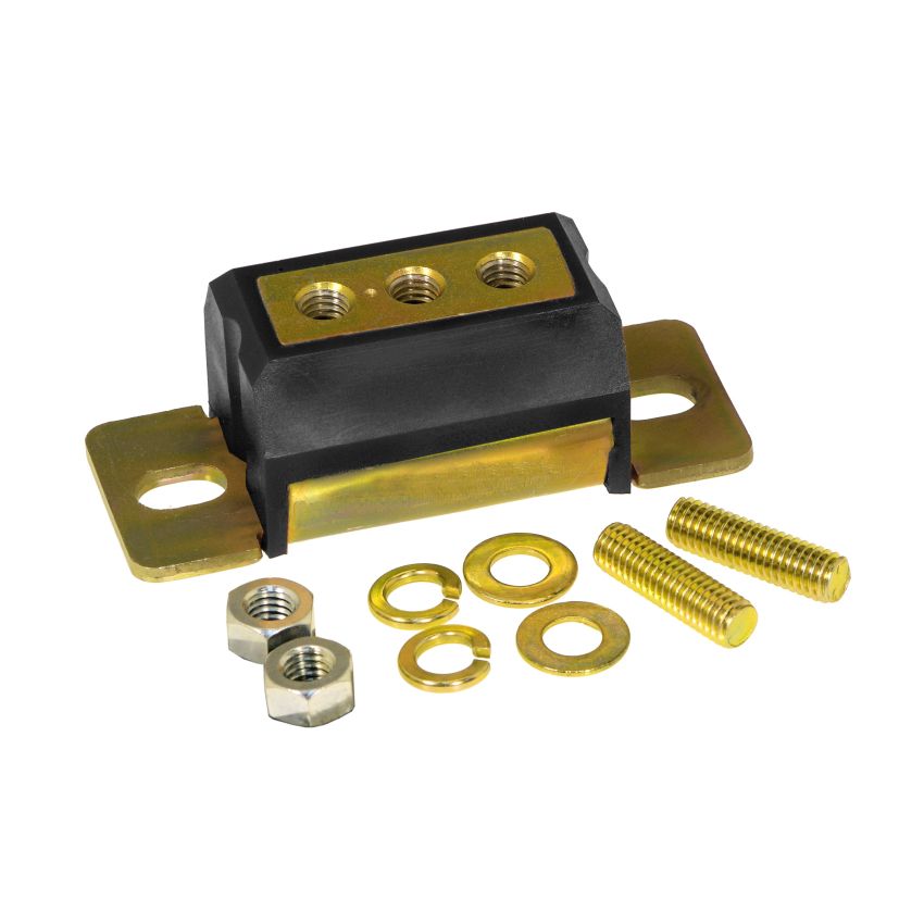 Prothane 7-1604-BL Jeep Trans Mount (1 or 2 Bolt Style) - Black