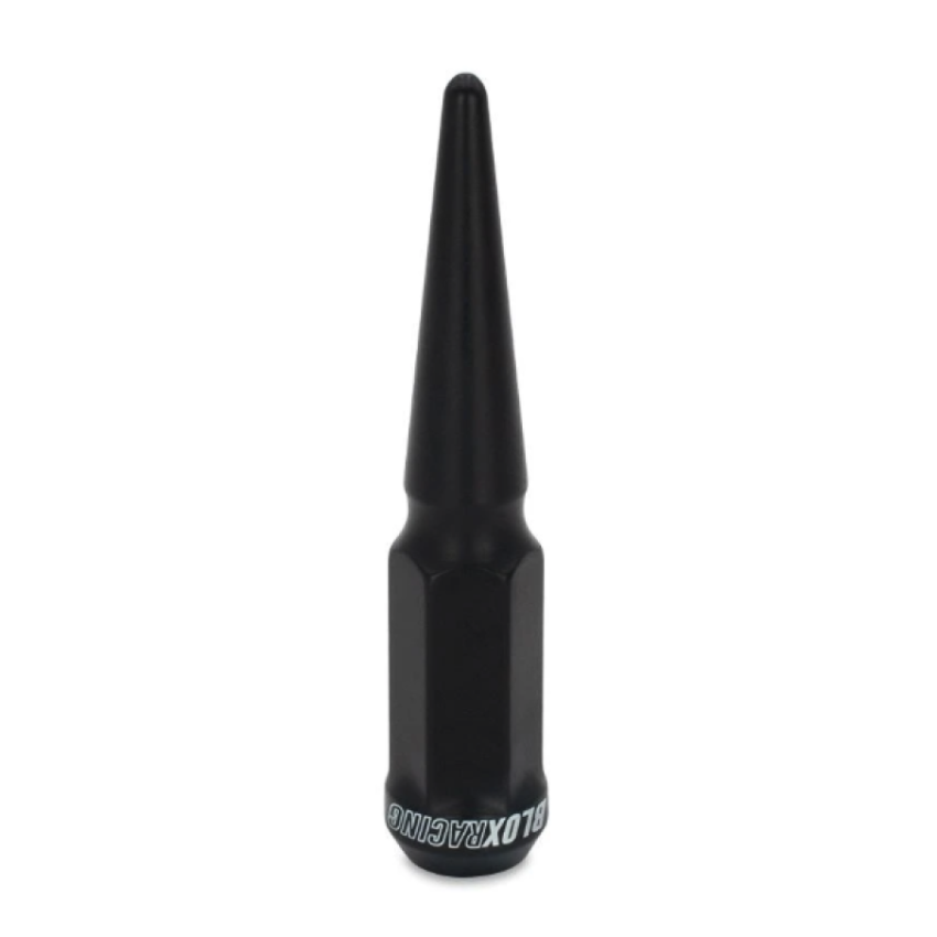 BLOX Racing Spike Forged Lug Nuts - Flat Black 14 x 1.50mm - Single