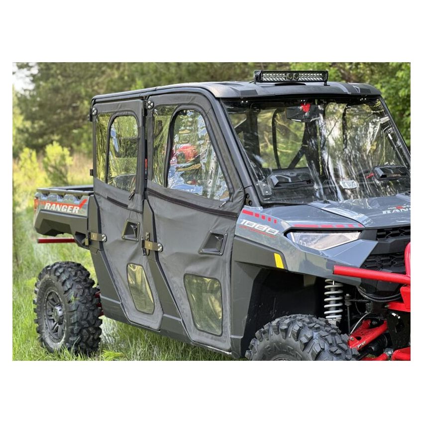 Seizmik 52-06025kit 18+ Polaris Ranger 1000 XP Crew Framed Rear Door Kit