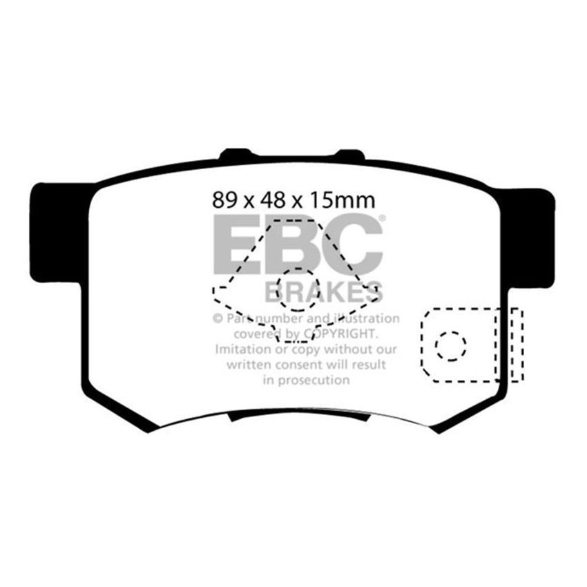 EBC UD1086 10-12 Acura RDX 2.3 Turbo Ultimax2 Rear Brake Pads