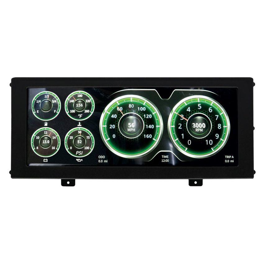 AutoMeter 7000 Digital Instrument Display, Color Lcd, Panel Mount, Universal