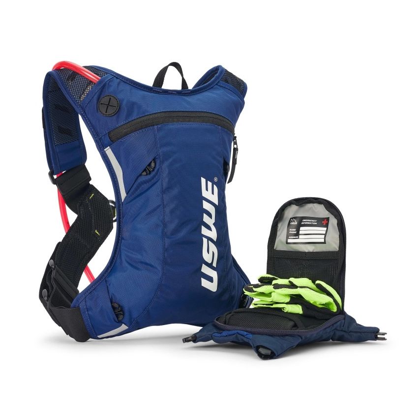 USWE 2033439 Moto Hydro Hydration Pack 3L - Factory Blue